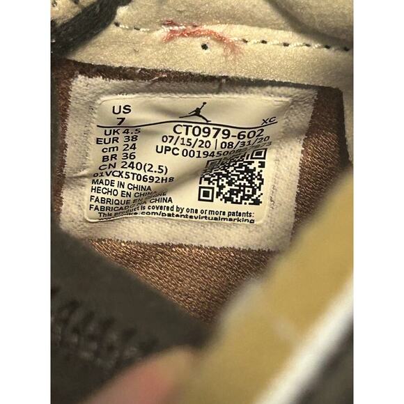 Nike women's air Jordan 1 high zoom canyon rust size 7 - Picture 9 of 9